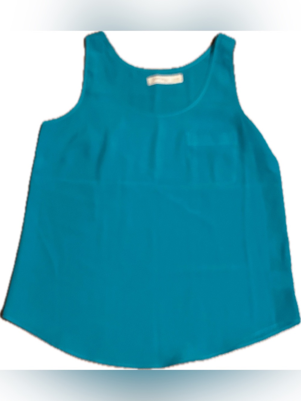 Like New Women’s Faded Glory Medium Teal Blue Tank Top
